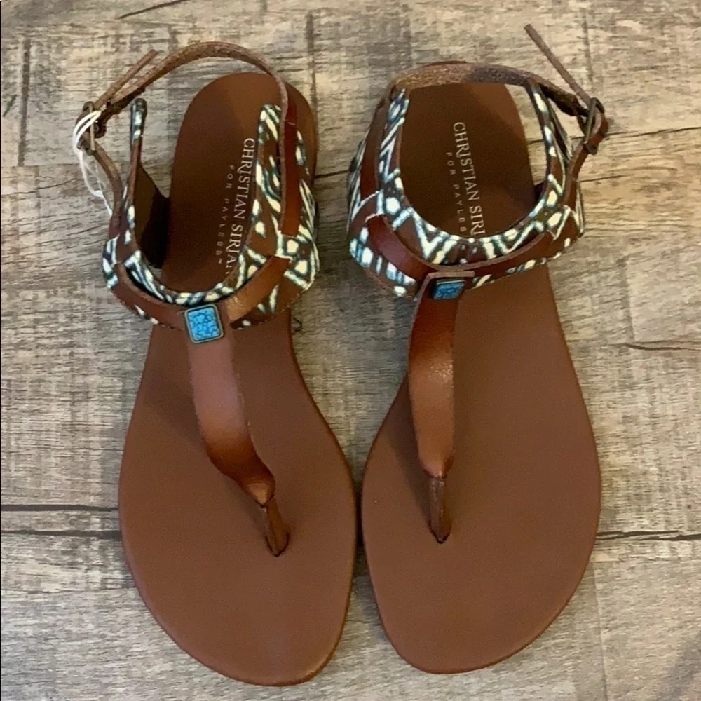 NWT Christian Soriano Aztec women’s sandals size‎ 7 spring summer